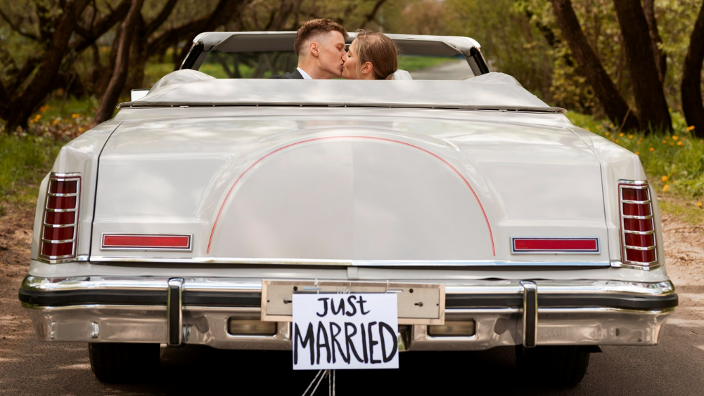 just married